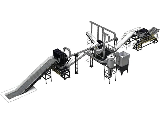 Waste Refrigerator Recycling Line